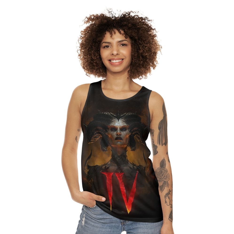 Diablo 4 Lilith Unisex Tank Top - women