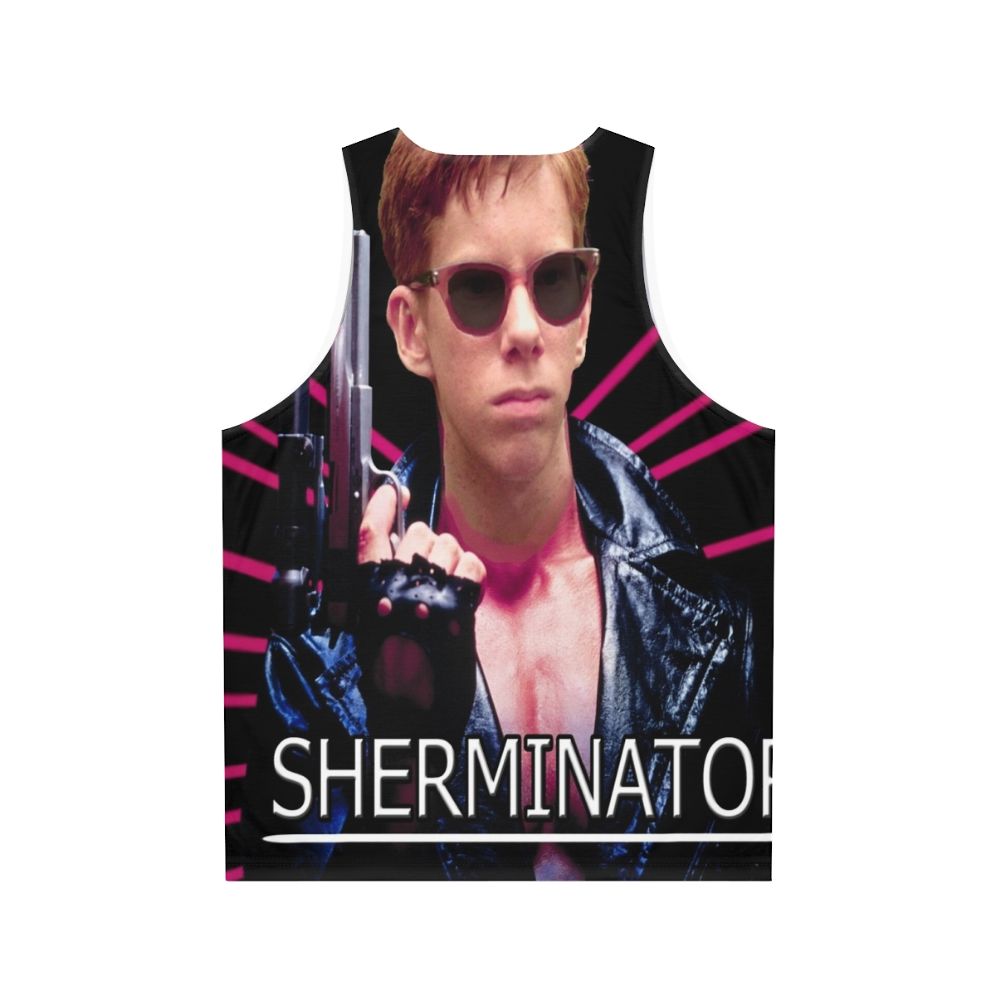 Sherminator Unisex Tank Top - Back