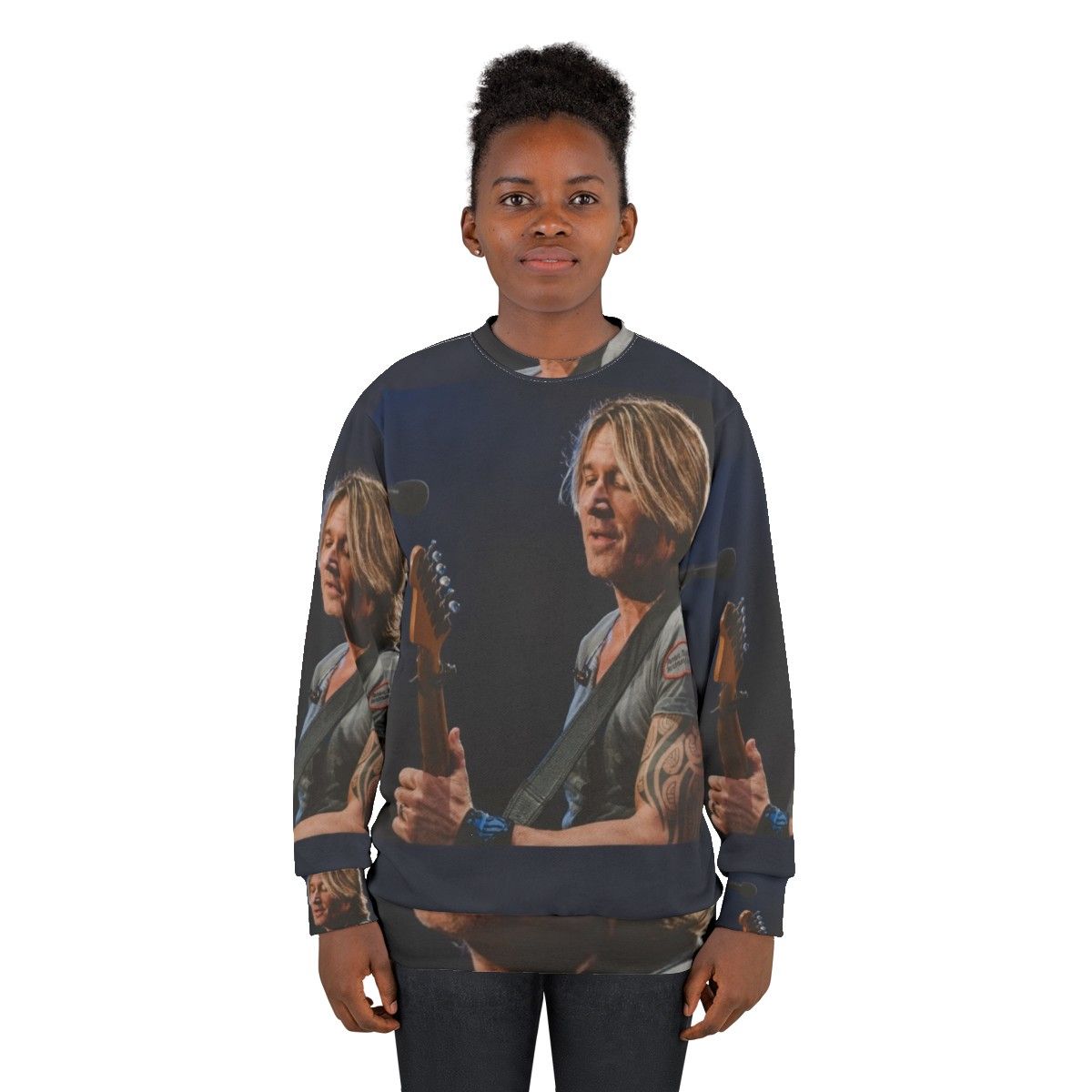 Keith Urban Concert Photograph Sweatshirt - women