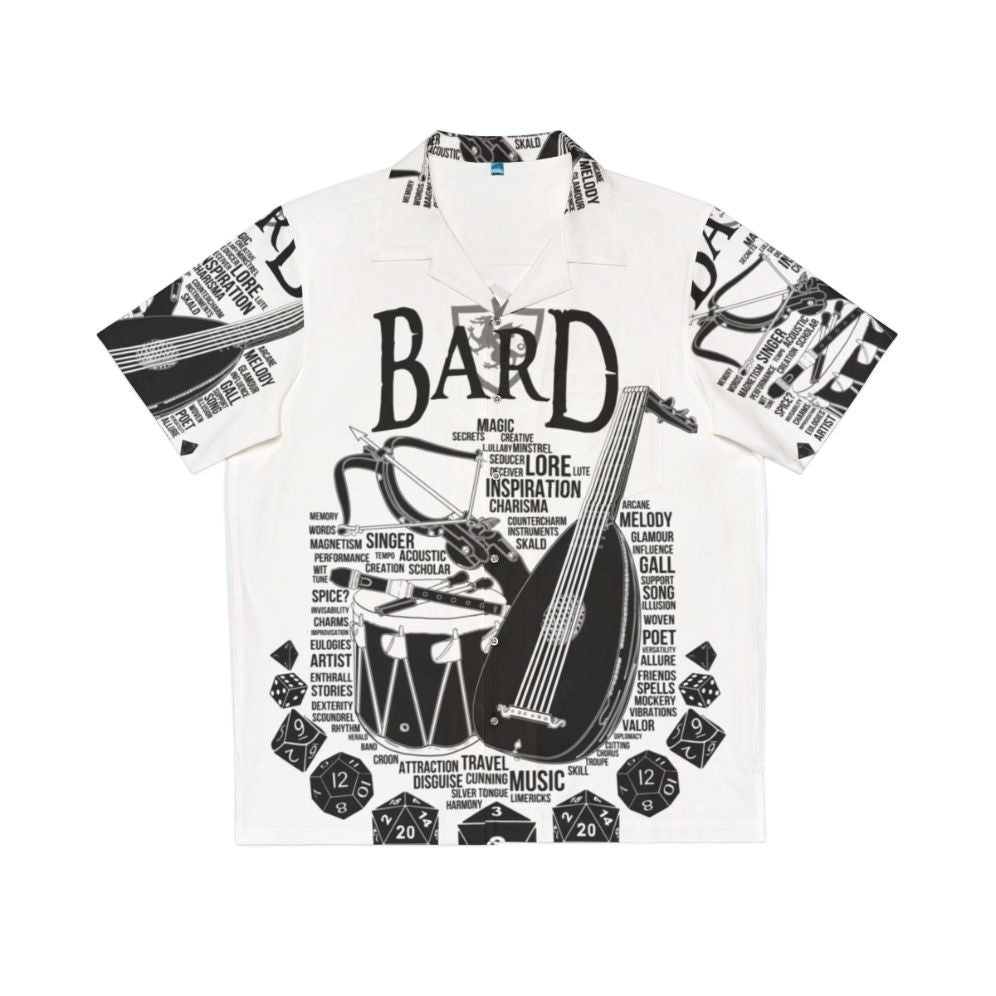 Bard Hawaiian Shirt for RPG Gamers