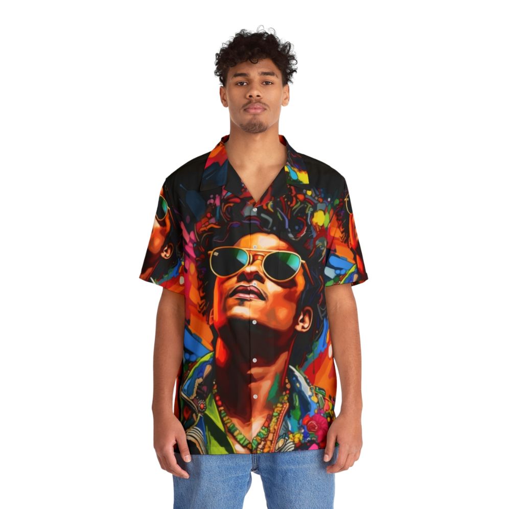 Premium Bruno Mars Hawaiian Shirt - People Front