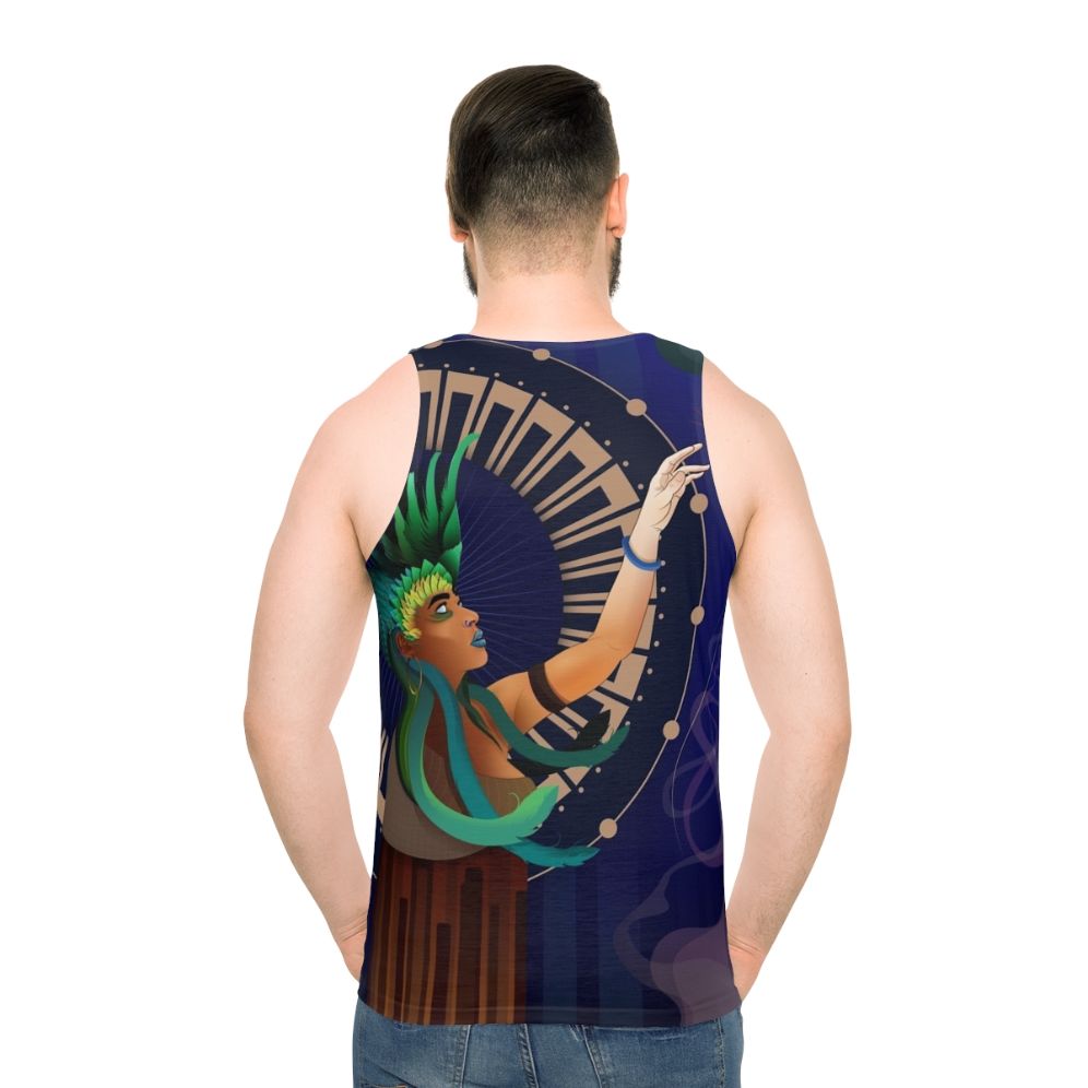 Desire Unisex Tank Top - men back