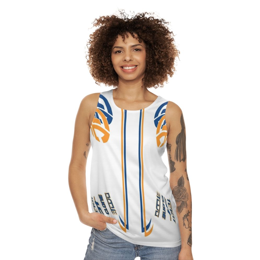 Bassline Unisex Tank Top featuring Hot Wheels Acceleracers design - women