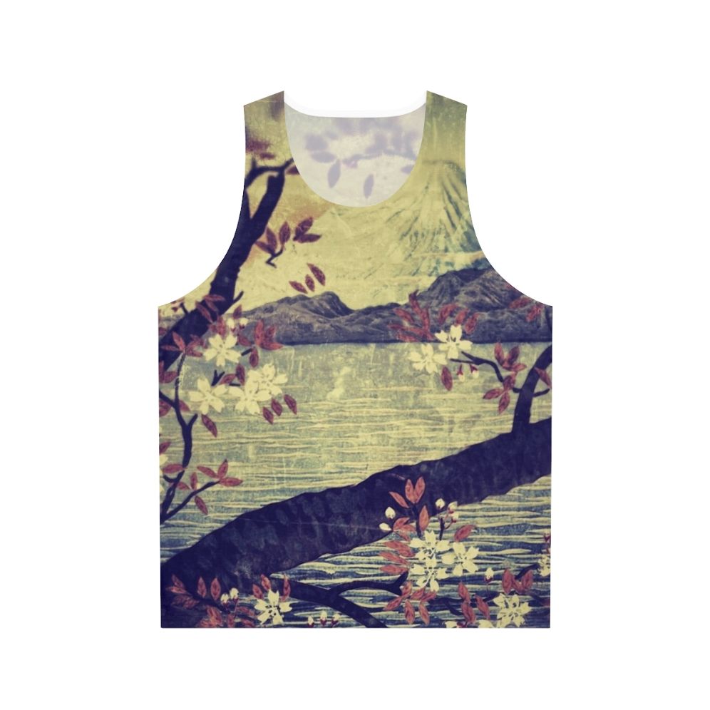 Templing at Hanaui Nature Landscape Unisex Tank Top