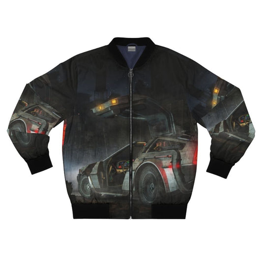 Retro Back to the Future Delorean Bomber Jacket