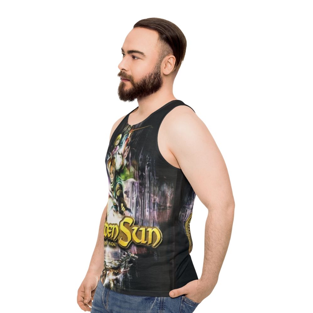 Unisex Golden Sun: The Lost Age Retro Gaming Tank Top - men side