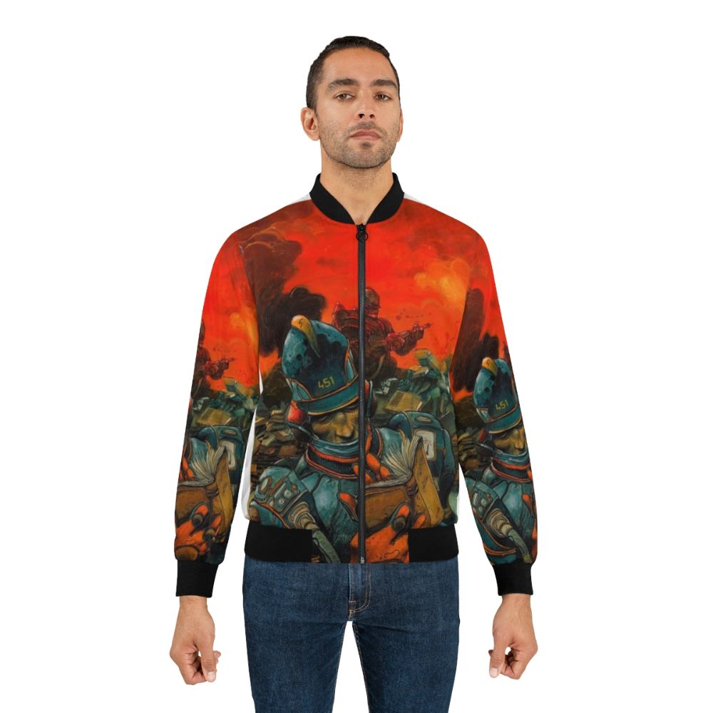 Enki Bilal-inspired French Art Bomber Jacket - Lifestyle