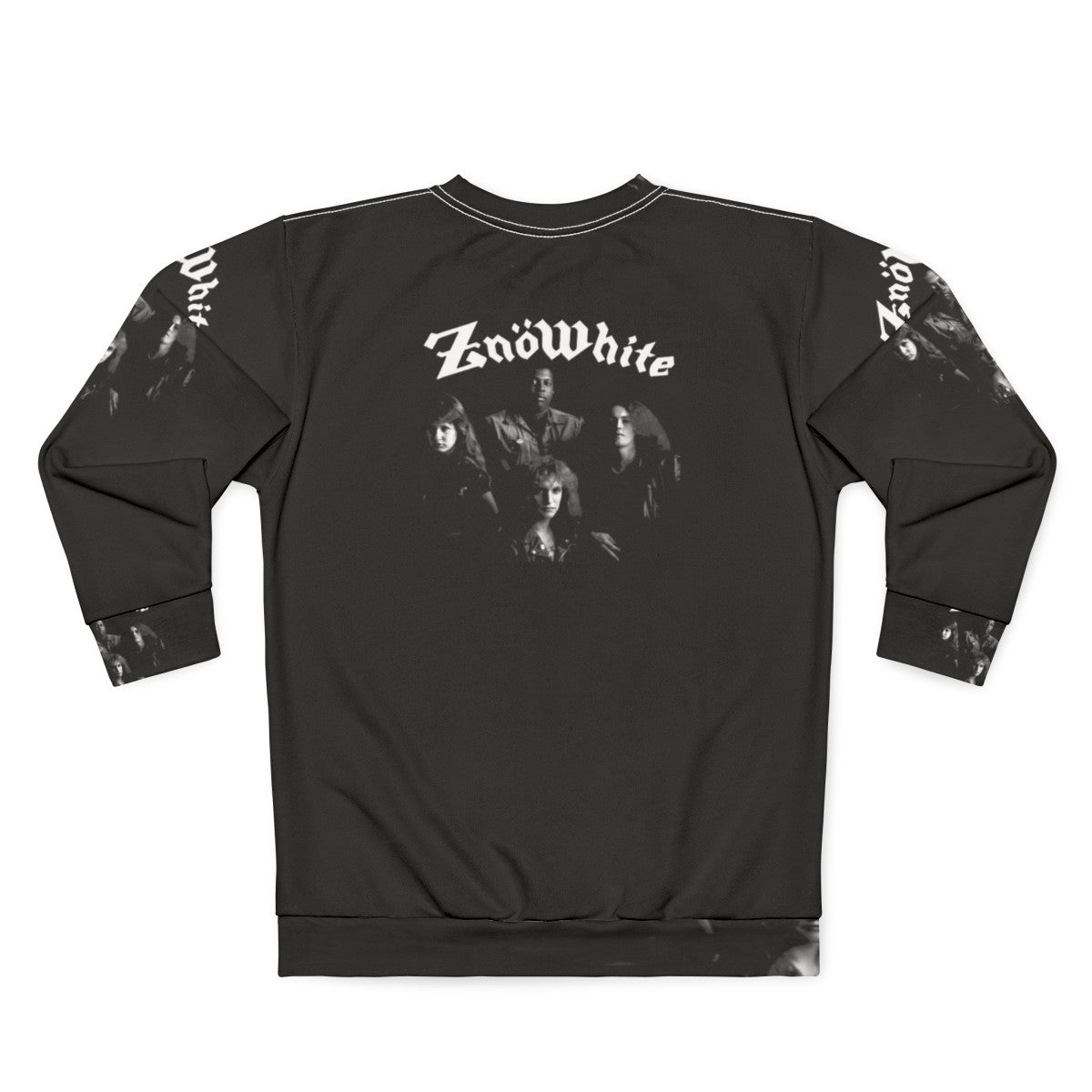 Znowhite 1980s Thrash Metal Sweatshirt - Back