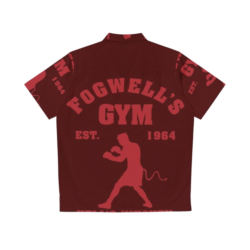 daredevil fogwell's gym box hawaiian shirt from marvel comics - Back