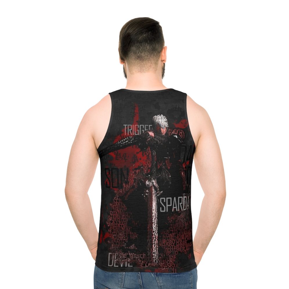 Devil May Cry 1 Devil Hunter Unisex Tank Top - men back