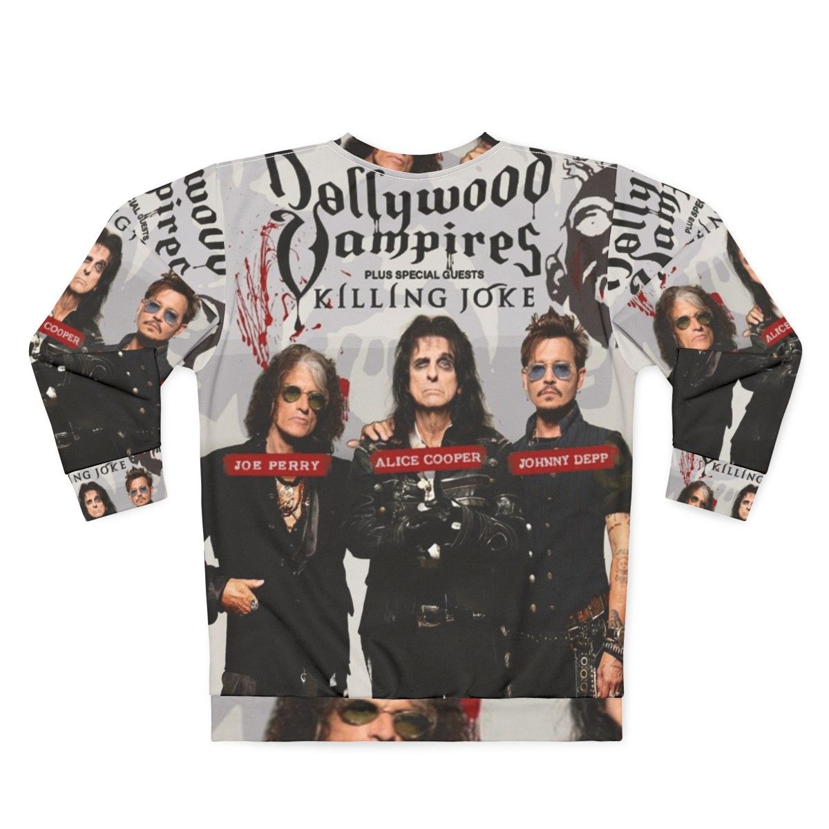 Hollywood Vampires Rock Band Sweatshirt - Back