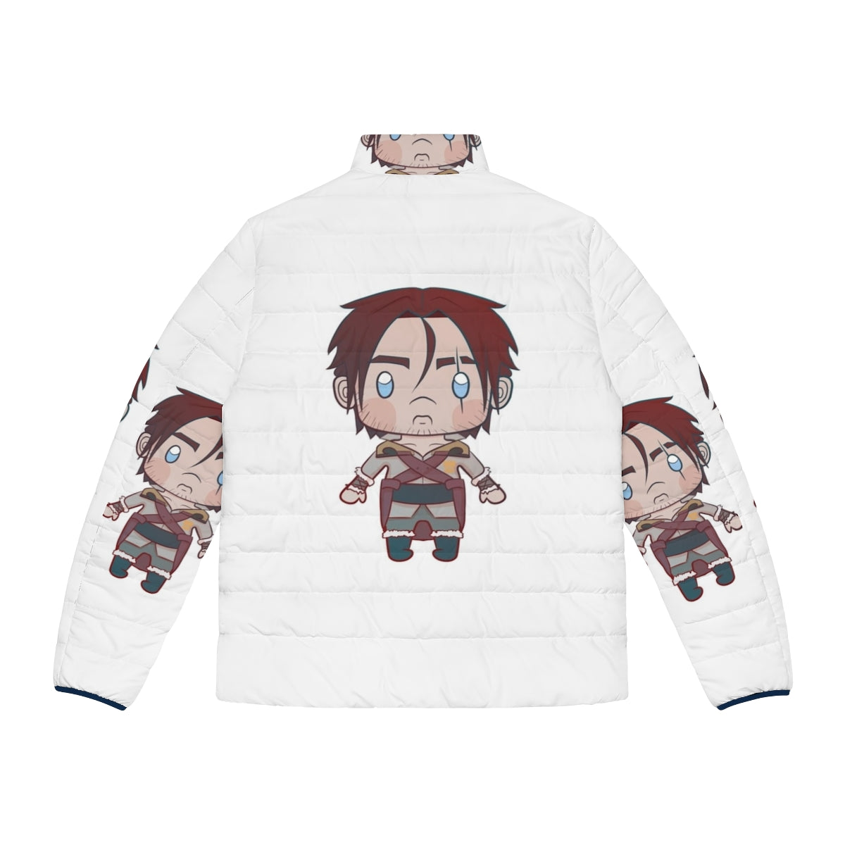 Trevor Belmont Castlevania Netflix Puffer Jacket - Back