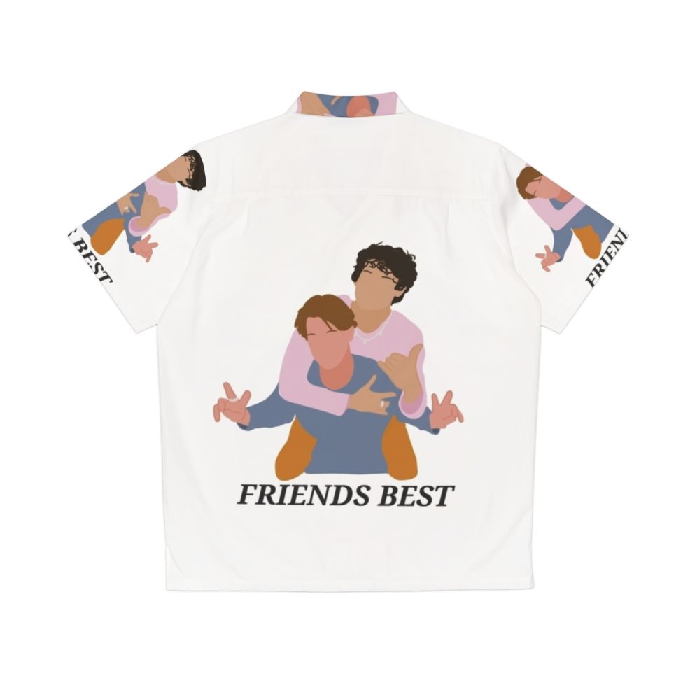 Best Friend Tropical Hawaiian Shirt for LGBT Pride - Back