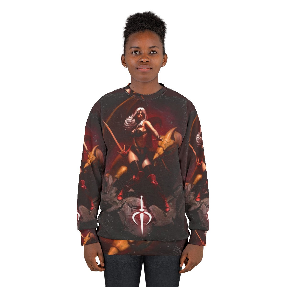 Taarna Sweatshirt - Retro Taarkian Sci-Fi Fantasy Apparel - women