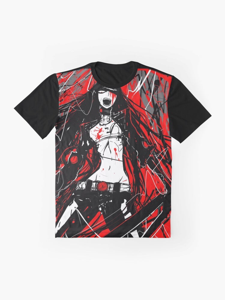 Demolition graphic t-shirt with urban and edgy design - Flat lay