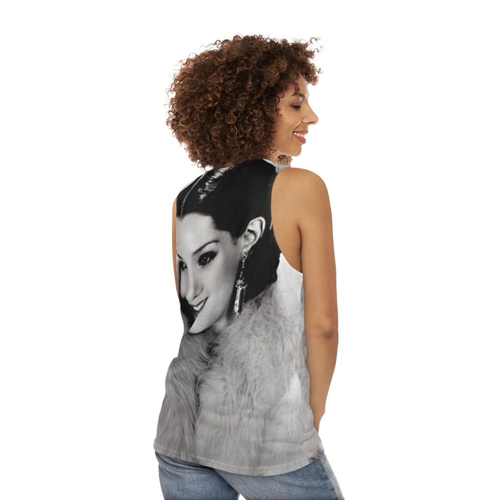 Lupe Velez Vintage Actress Tank Top - women back