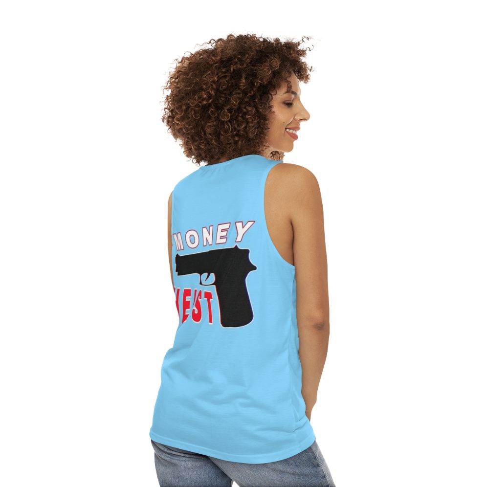 Money Heist Netflix Inspired Unisex Tank Top - women back