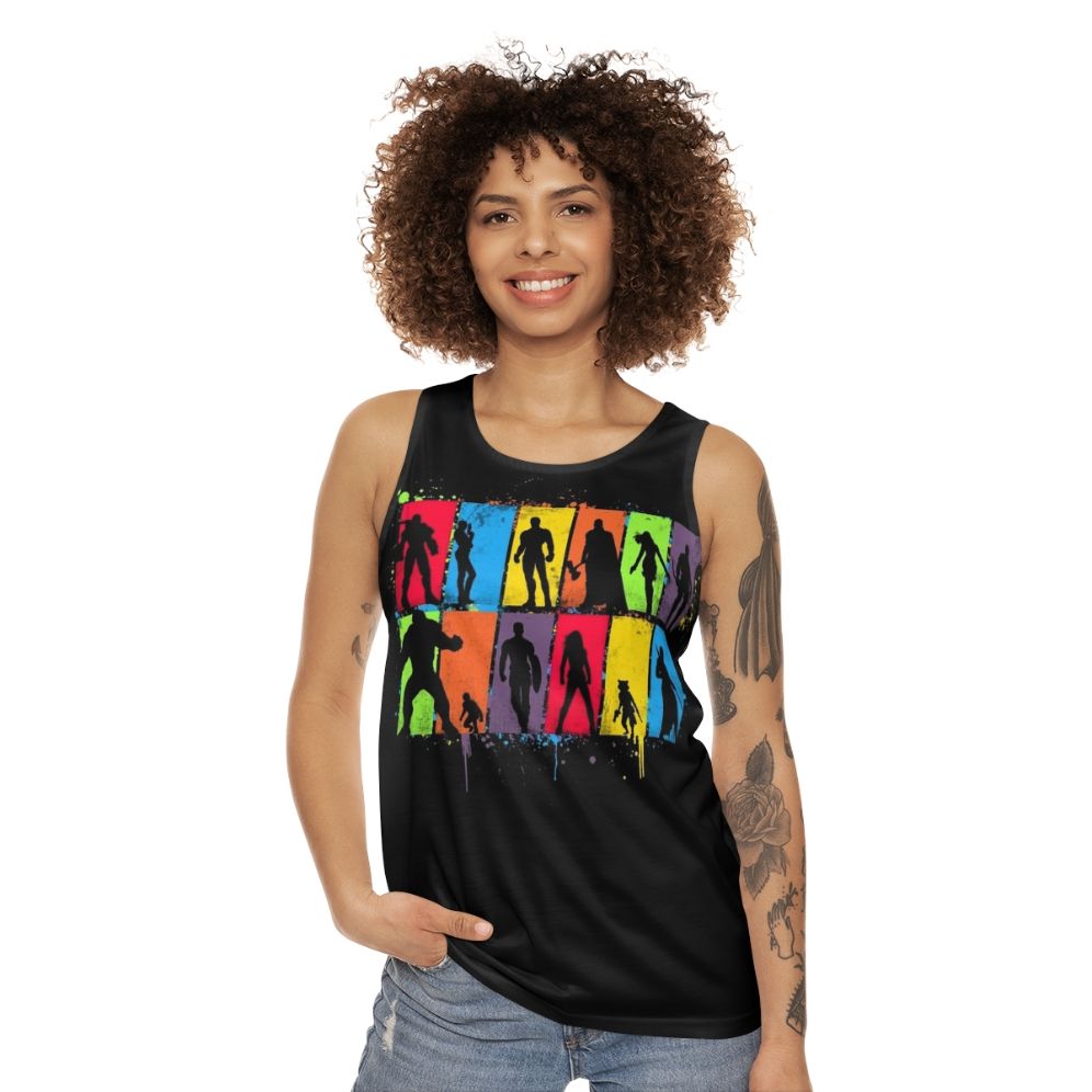 Superhero Tank Top Featuring Marvel Comics Avengers Endgame Design - women