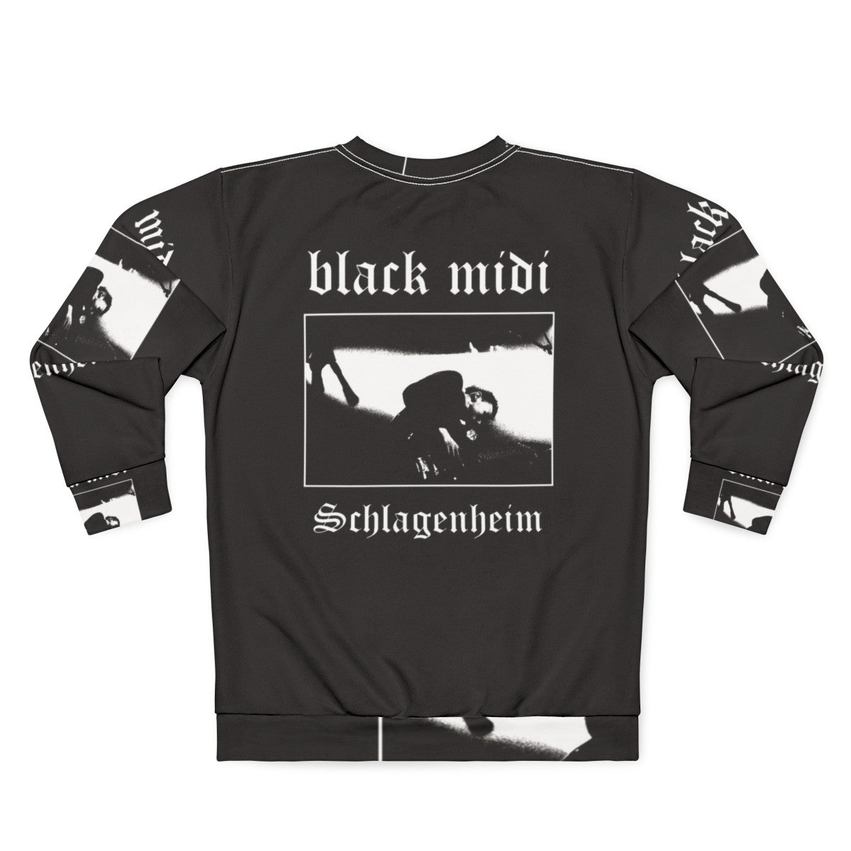 Black Midi Schlagenheim Metal Sweatshirt - Back