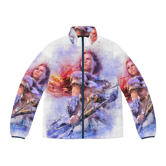 Aloy Watercolour Puffer Jacket - Officially Licensed Horizon Zero Dawn Outerwear