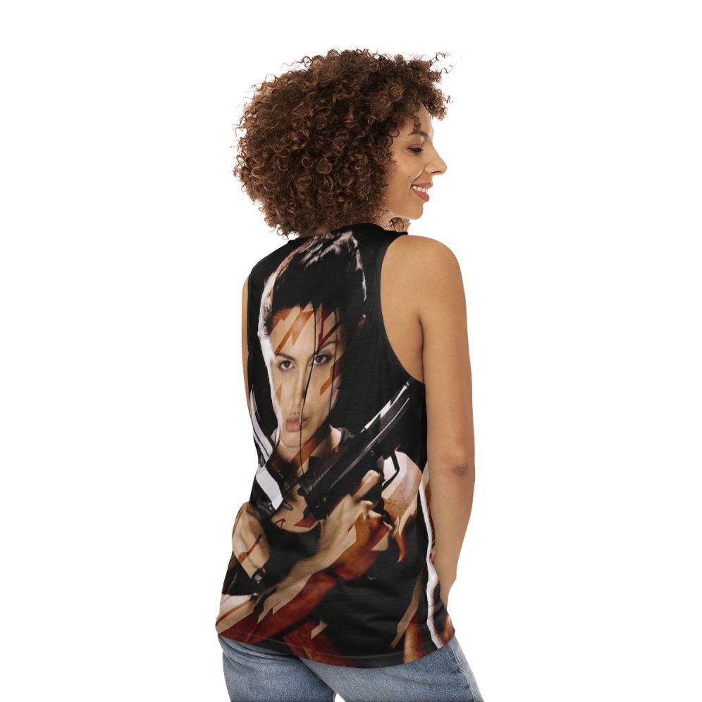 Lara Croft Tomb Raider Angelina Jolie Unisex Adventure Tank Top - women back