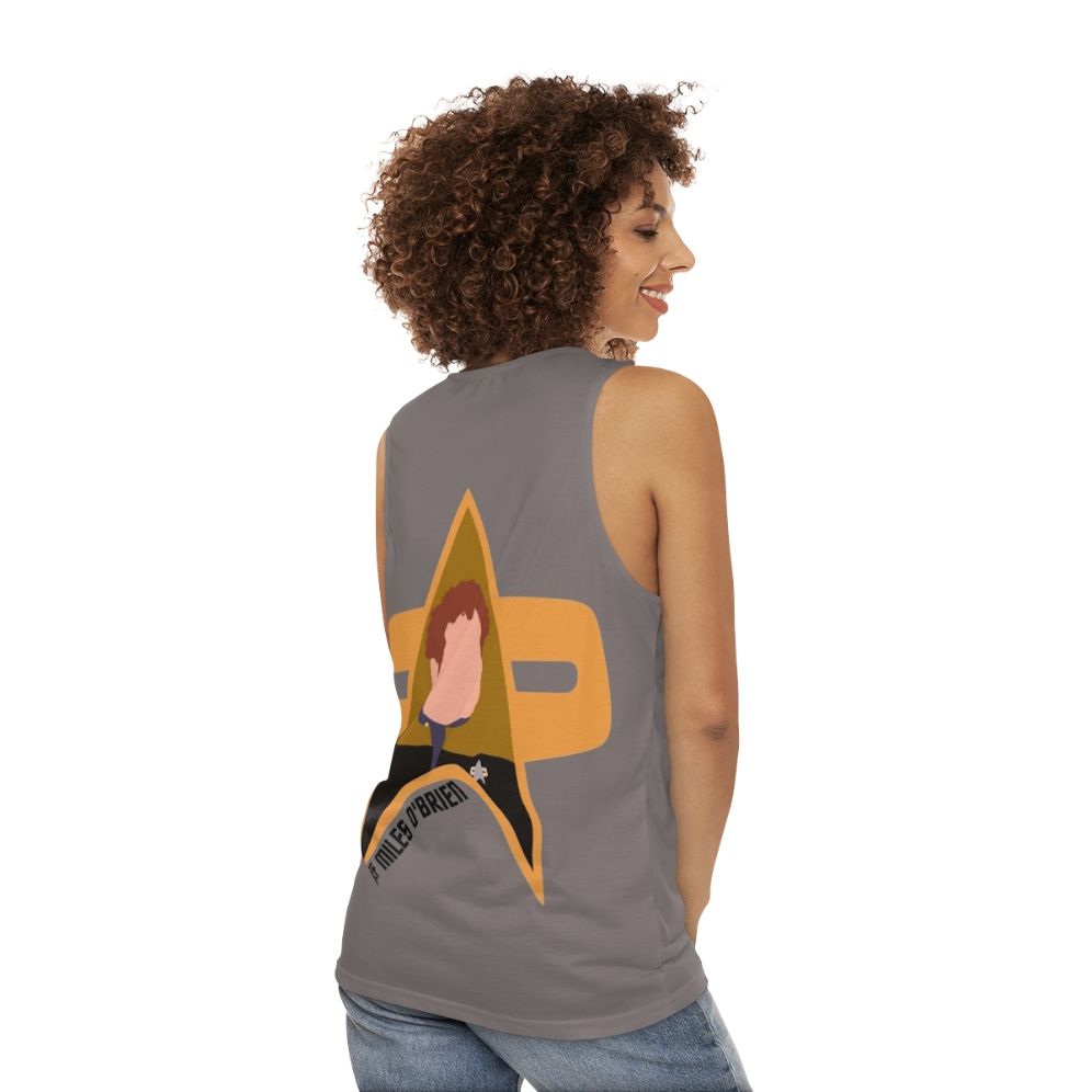 Chief O'Brien Star Trek Deep Space Nine Unisex Tank Top - women back