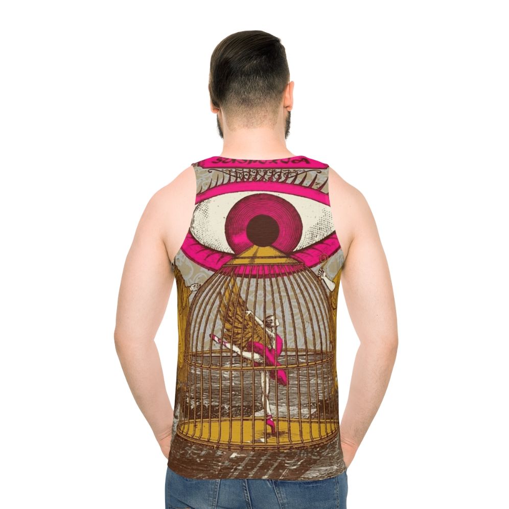 Suspiria horror movie unisex tank top - men back