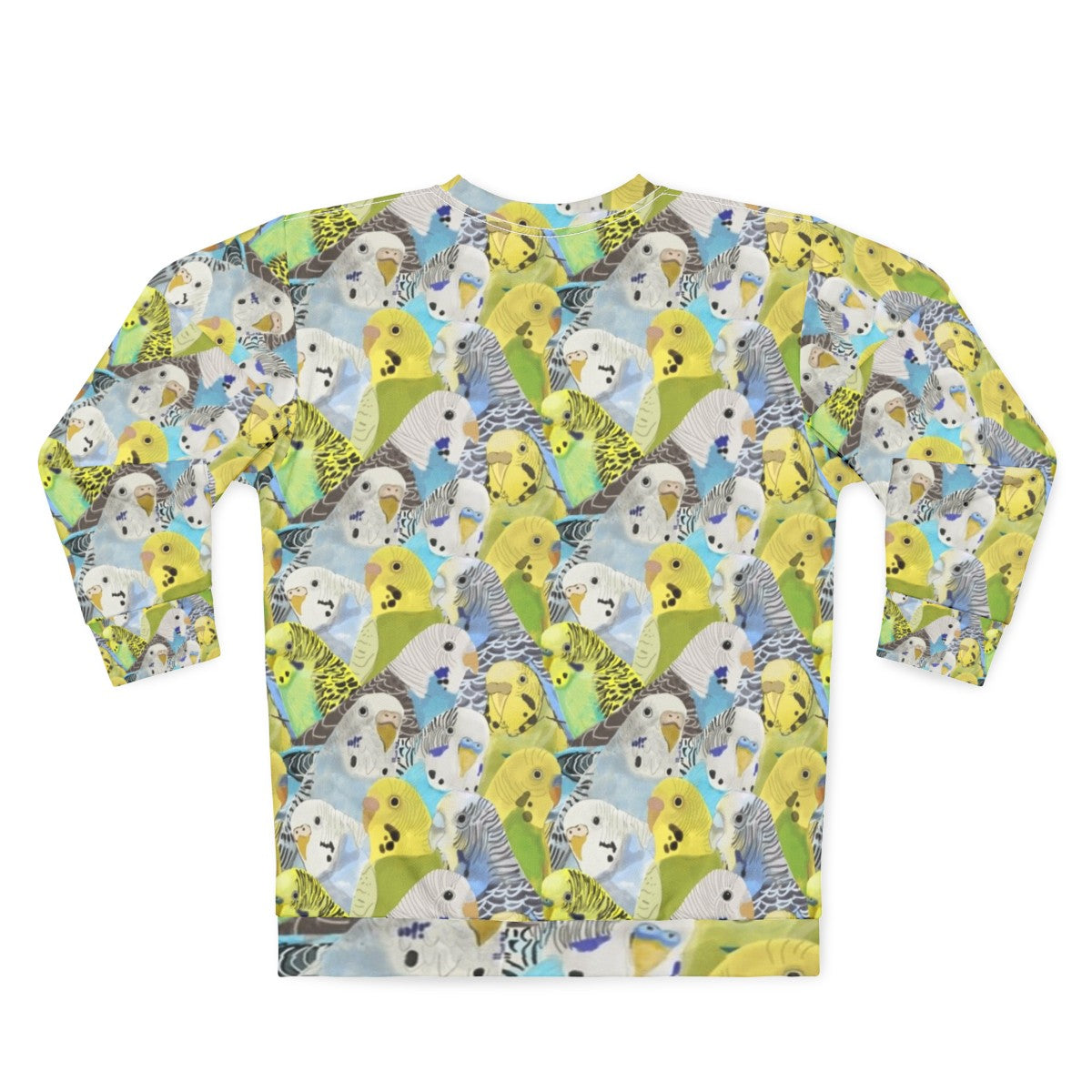 Budgie Parakeet Sweatshirt - Back