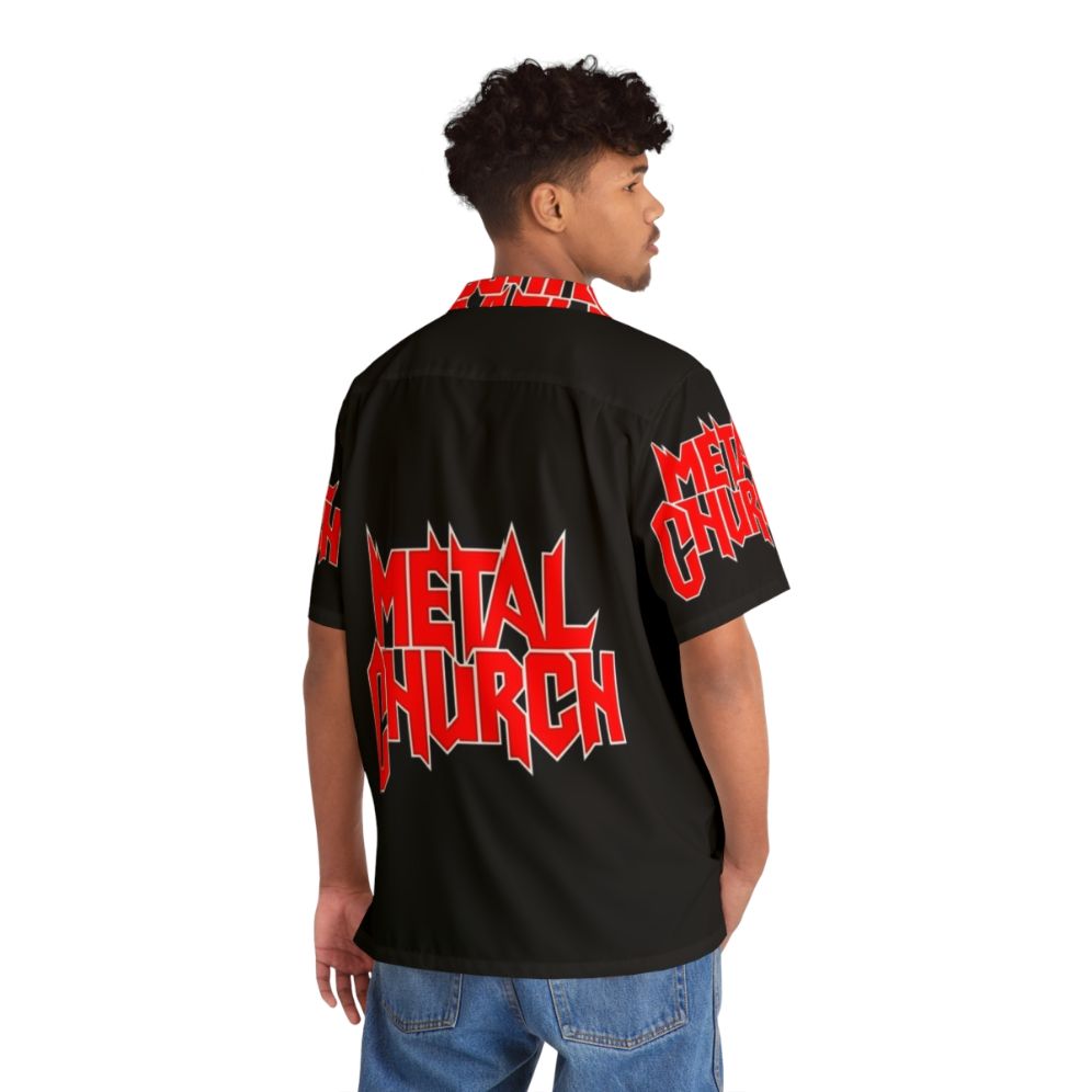 Metalchurch Heavy Metal Hawaiian Shirt - People Back