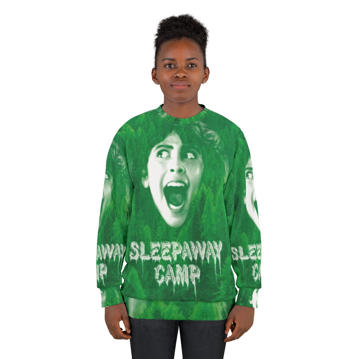 Sleepaway Camp Forest Horror Sweatshirt - women