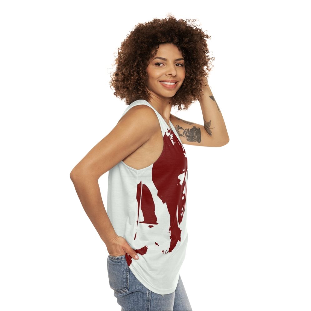 Psycho Unisex Tank Top - women side