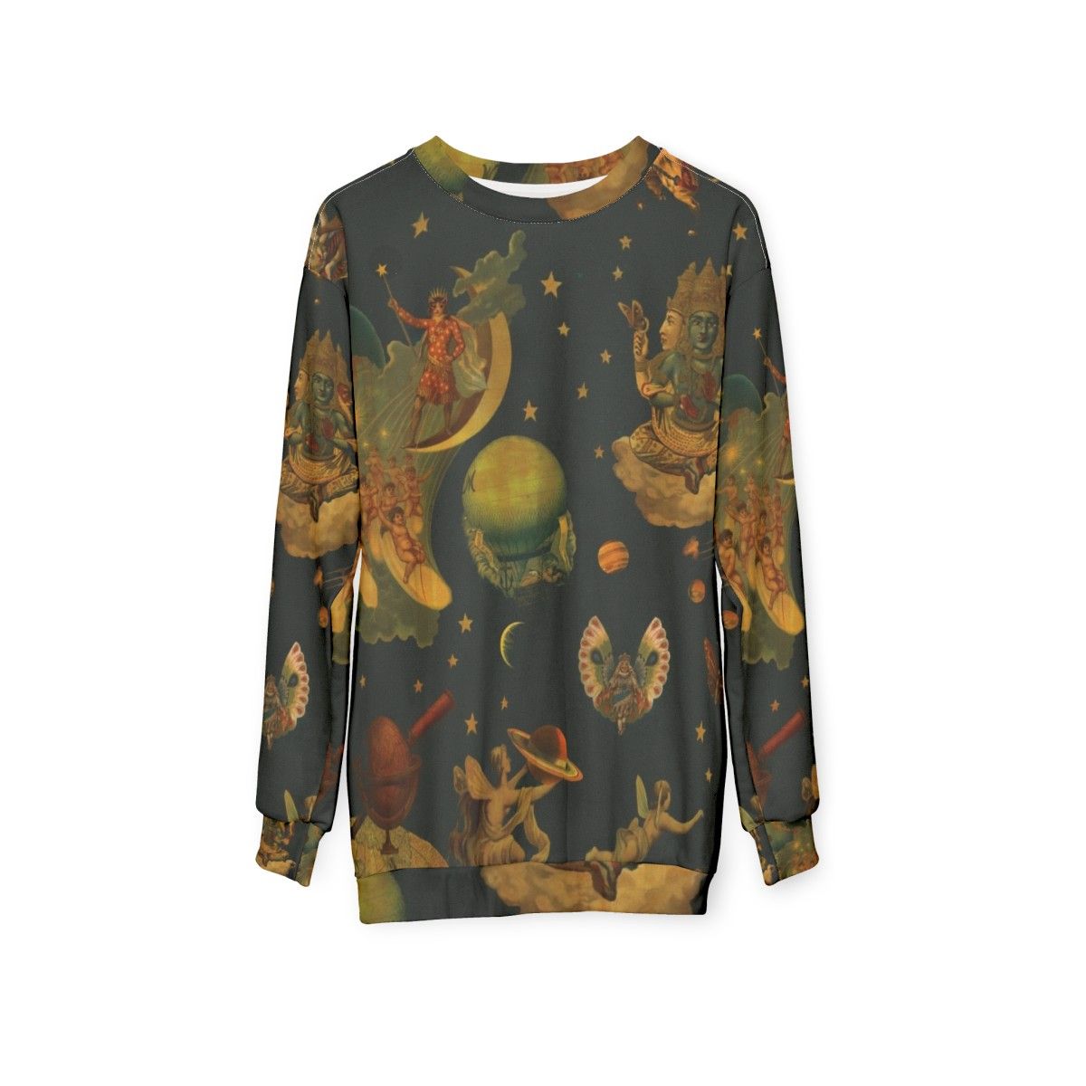 Mellon Collie Buddha Cover Art Sweatshirt - hanging