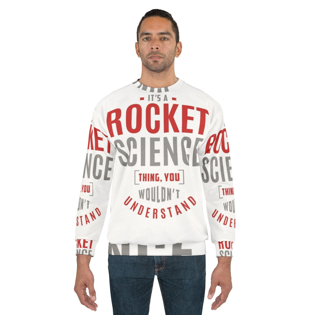 Rocket science graphic sweatshirt - men