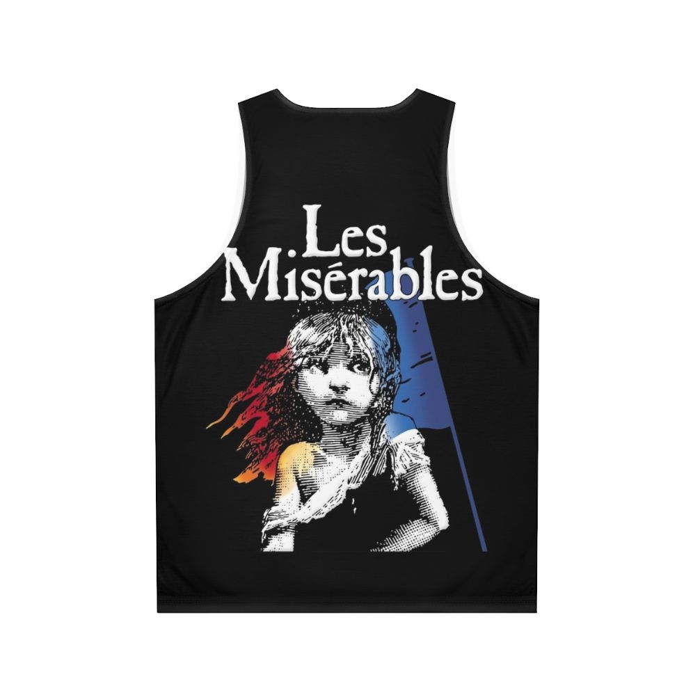 Vintage Les Misérables Unisex Tank Top - Back