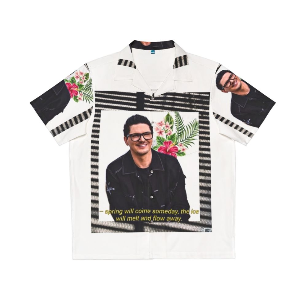 Zak Bagans Paranormal Aesthetic Black and White Hawaiian Shirt