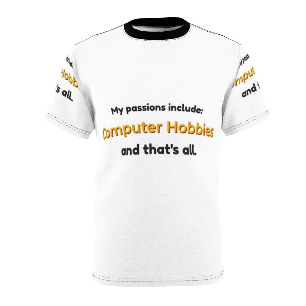 Passion for Computer Hobbies Showcased on Stylish T-Shirt