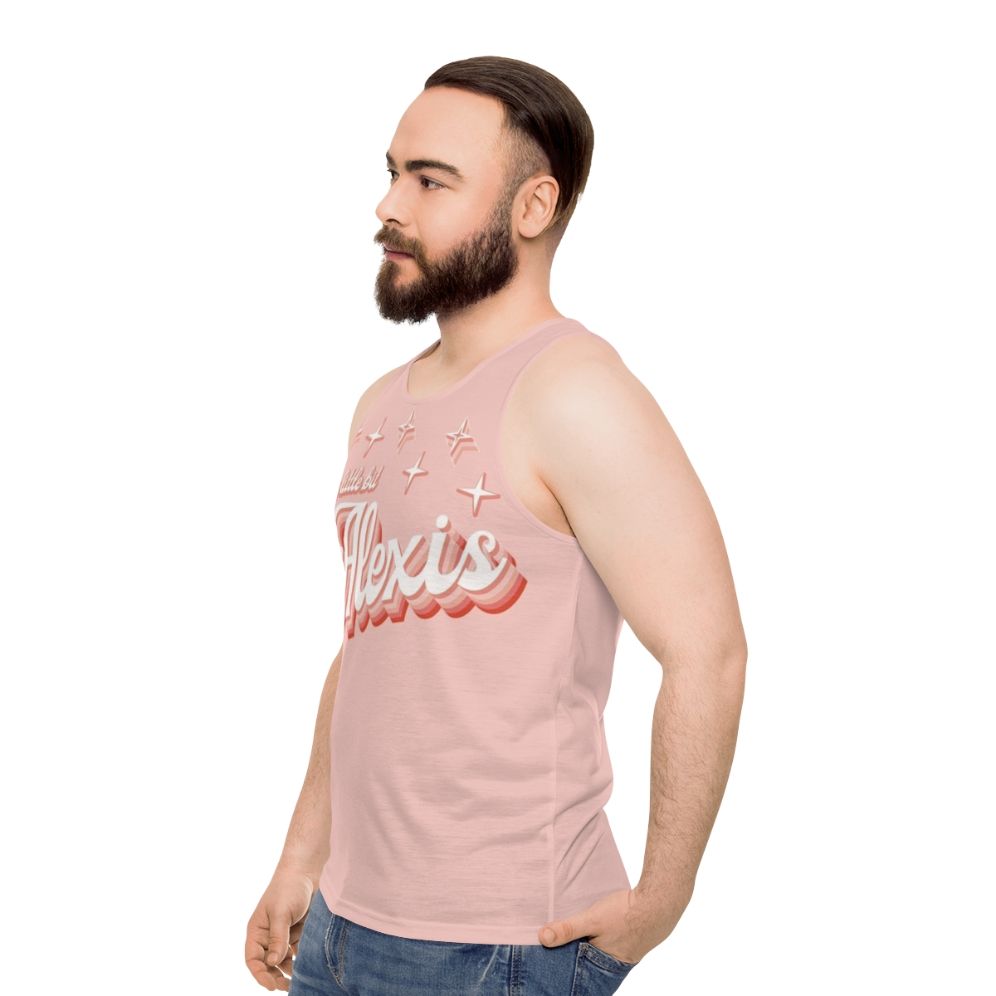 "A Little Bit Alexis" Schitt's Creek Unisex Tank Top - men side