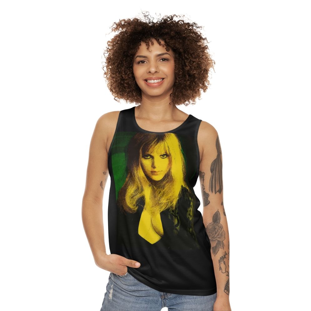 Retro 70s Horror Movies Unisex Tank Top - women