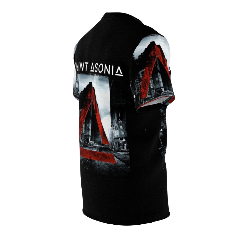 Saint Asonia Inspired Graphic T-shirt for Rock Music Enthusiasts - men right