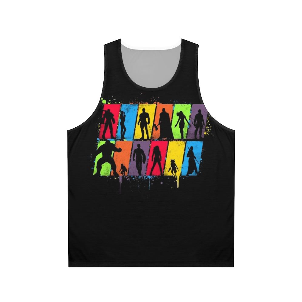 Superhero Tank Top Featuring Marvel Comics Avengers Endgame Design