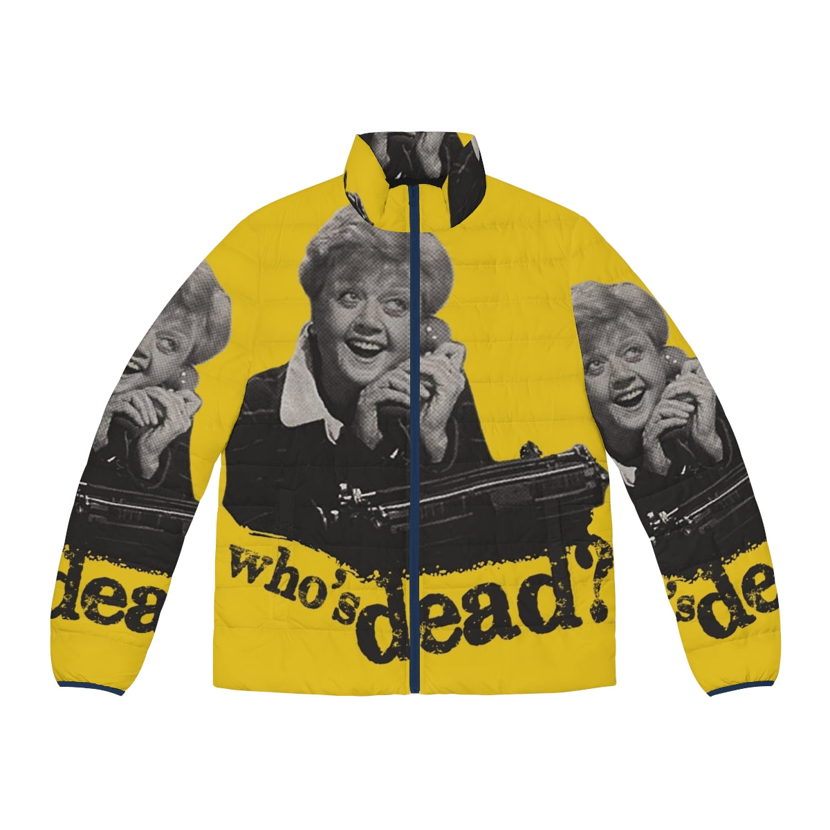 Murder She Wrote Jessica Fletcher wearing a puffer jacket