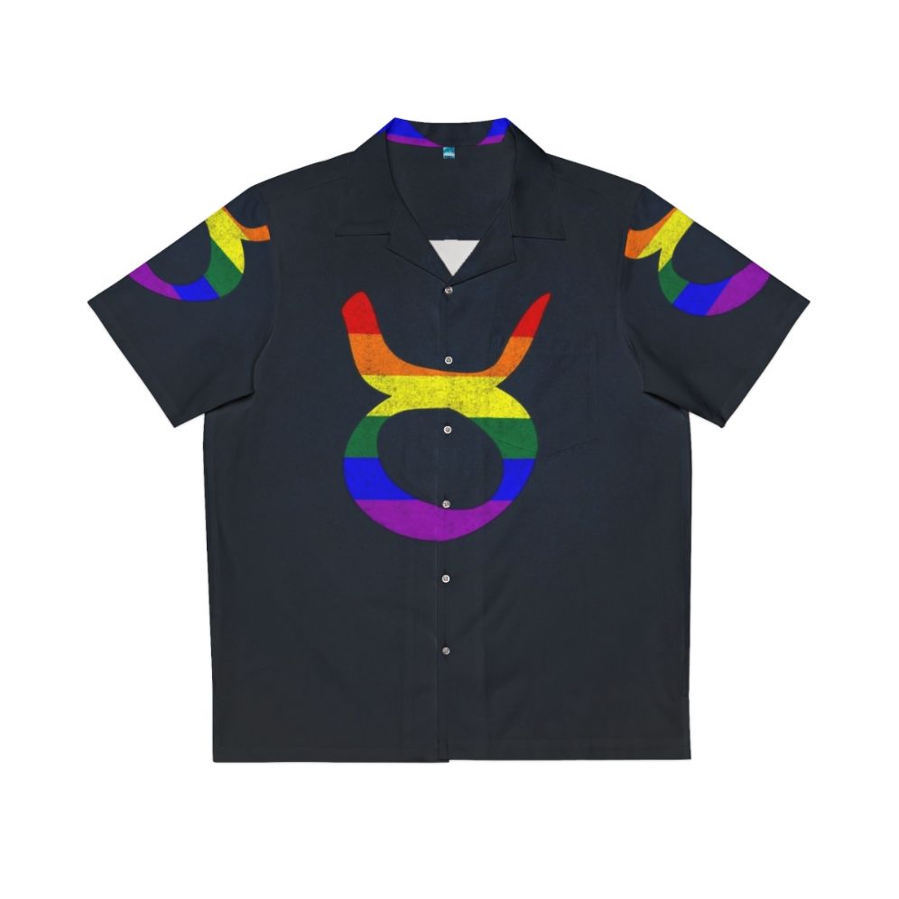 Taurus zodiac LGBTQ pride Hawaiian shirt