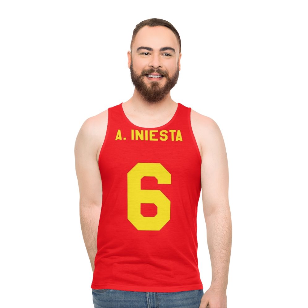 Iniesta Spain National Team Jersey Tank Top - men