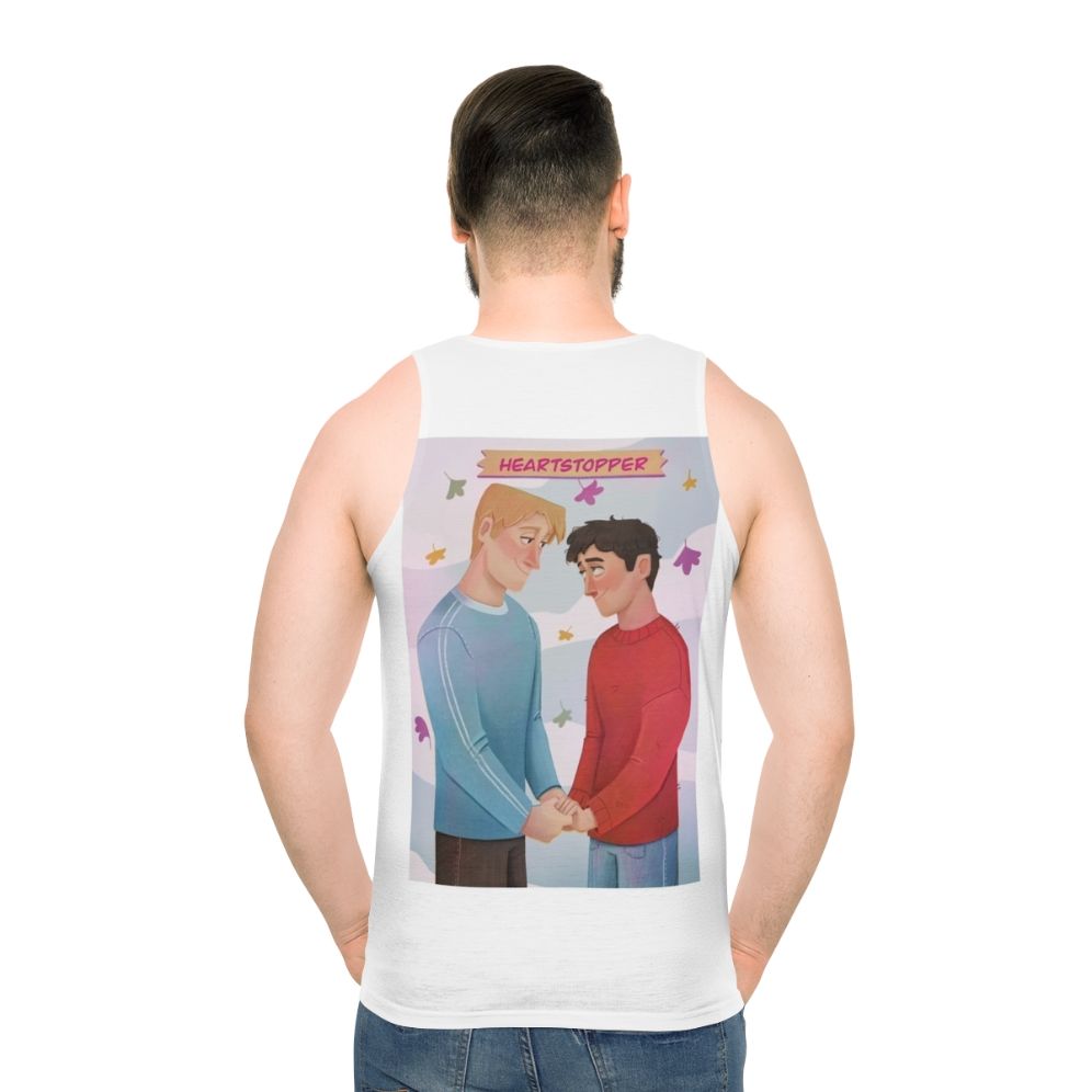 Heartstopper Unisex Tank Top - men back