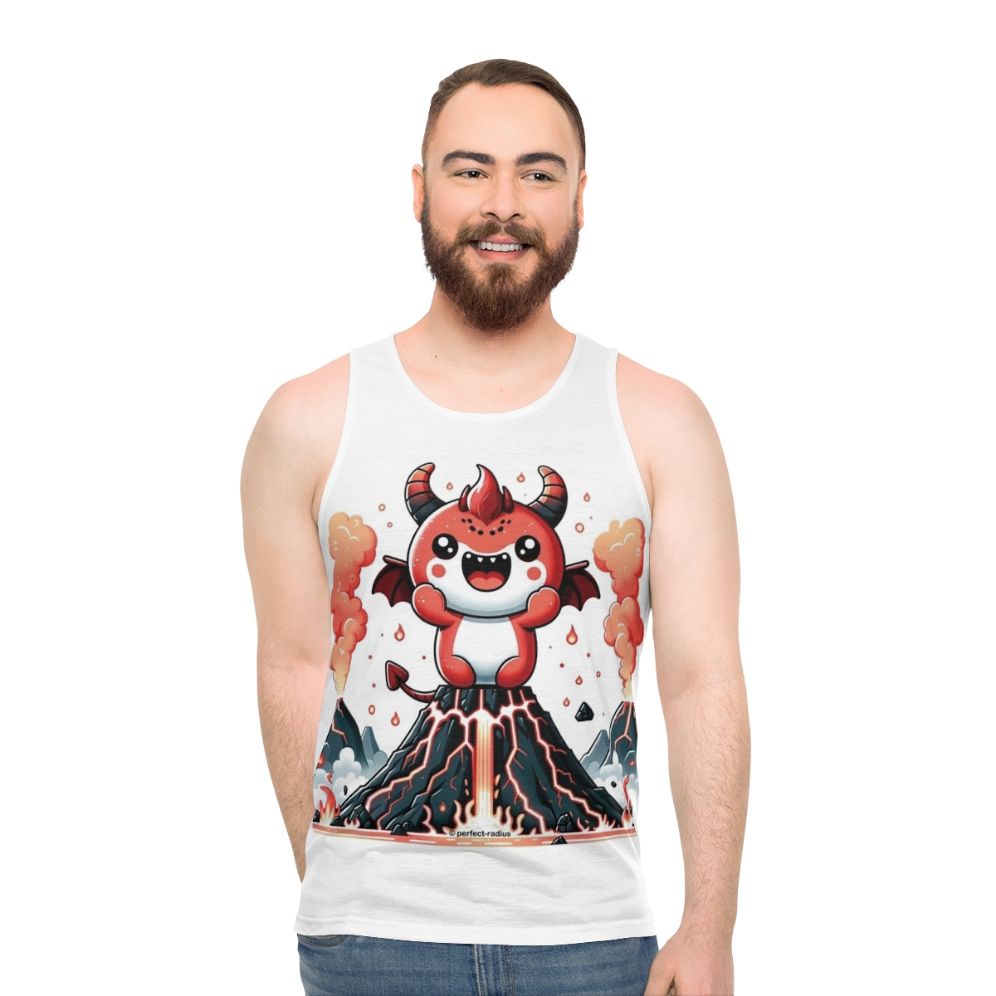 Legendary demon animals fantasy unisex tank top - men