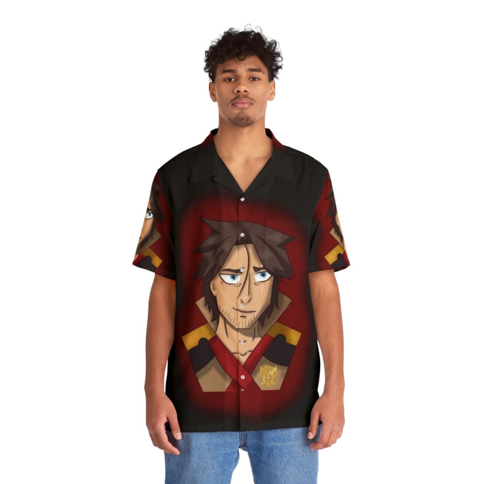 Castlevania Trevor Belmont Hawaiian Shirt - People Front