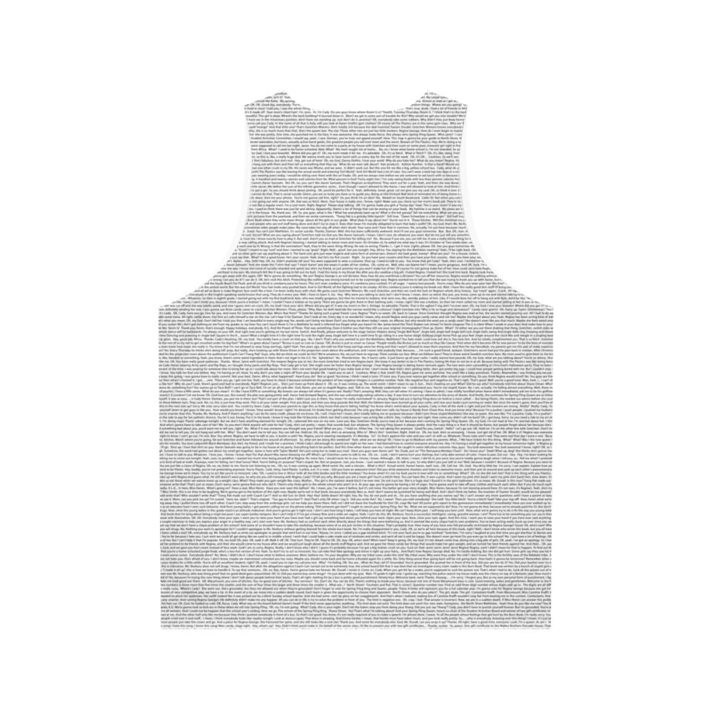 Mean Girls Unisex Tank Top - Back