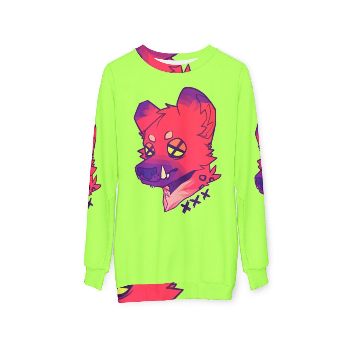 Hyena print sweatshirt - hanging