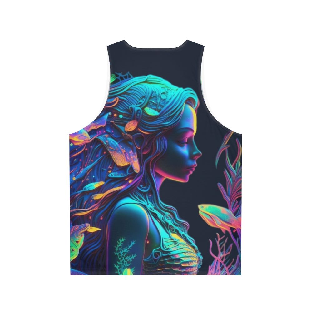 Mythical sea creatures unisex tank top - Back