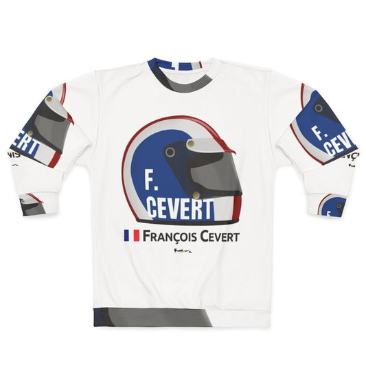 Francois Cevert Helmet Racing Sweatshirt